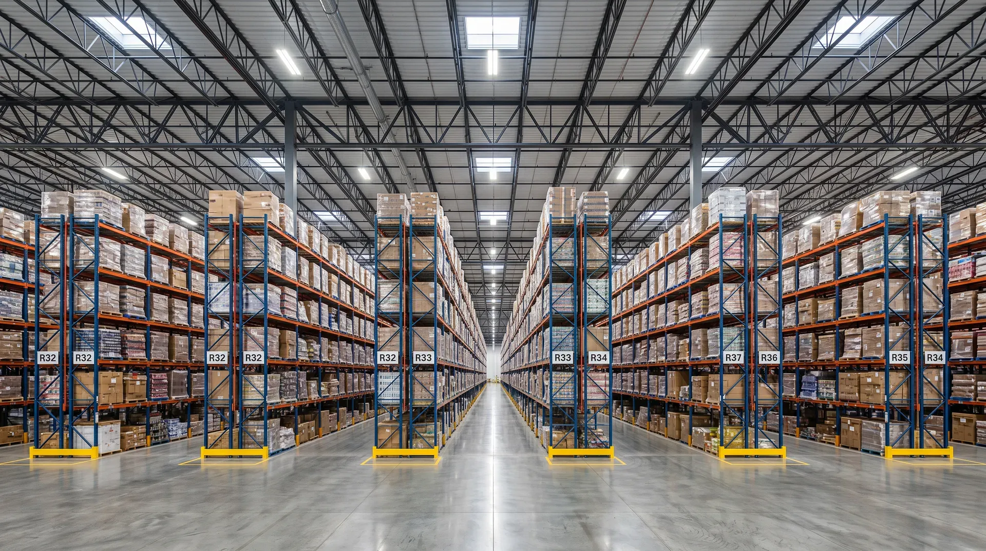 New and used pallet racking systems in an Indianapolis warehouse